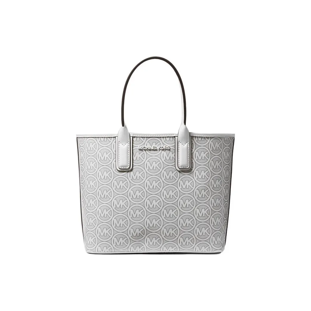 MICHAEL KORS Polyester Tote Bag Shopping Bag Handbag Small Size Women's White