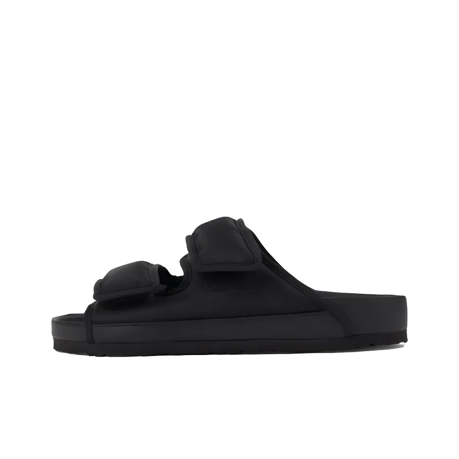 Birkenstock Износостойкие шлепанцы Мужские Черные