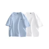 [2 팩] 아이스 블루 (블루 그레이 라벨 가슴 로고) + 화이트