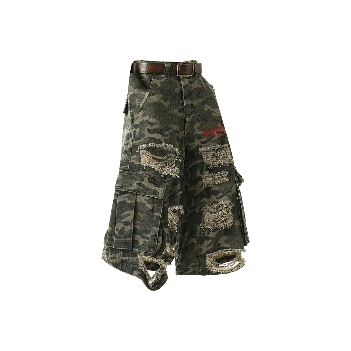 JASONWOOD Камуфляж Унисекс Джинсовые шорты