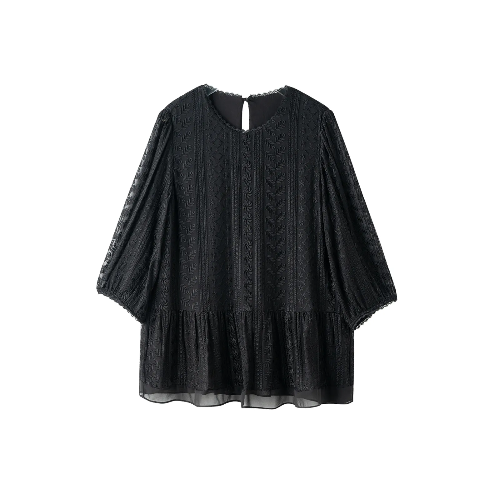 ZHEXI Черные Женские Рубашки