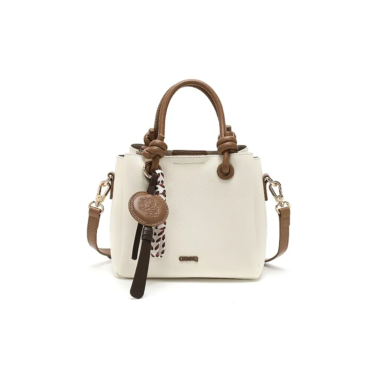 BETTINA VIVIAN ПУ (полиуретан) Сумка через плечо Стандартная Женская Бежевая Абрикосовая