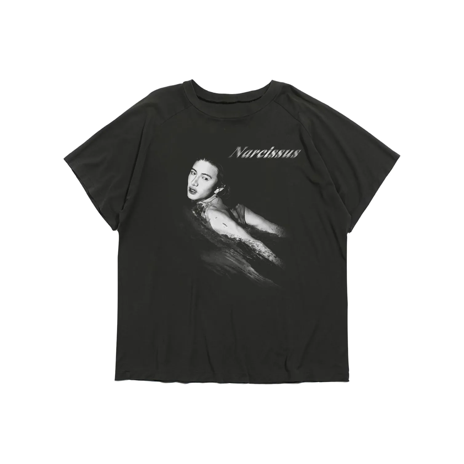 WANNA LAB Мытый серый Унисекс Футболка