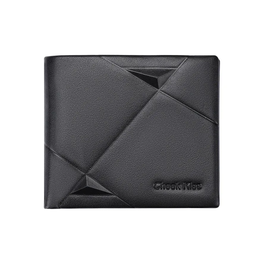 Cheekkiss Кошелек из коровьей кожи мужской черный