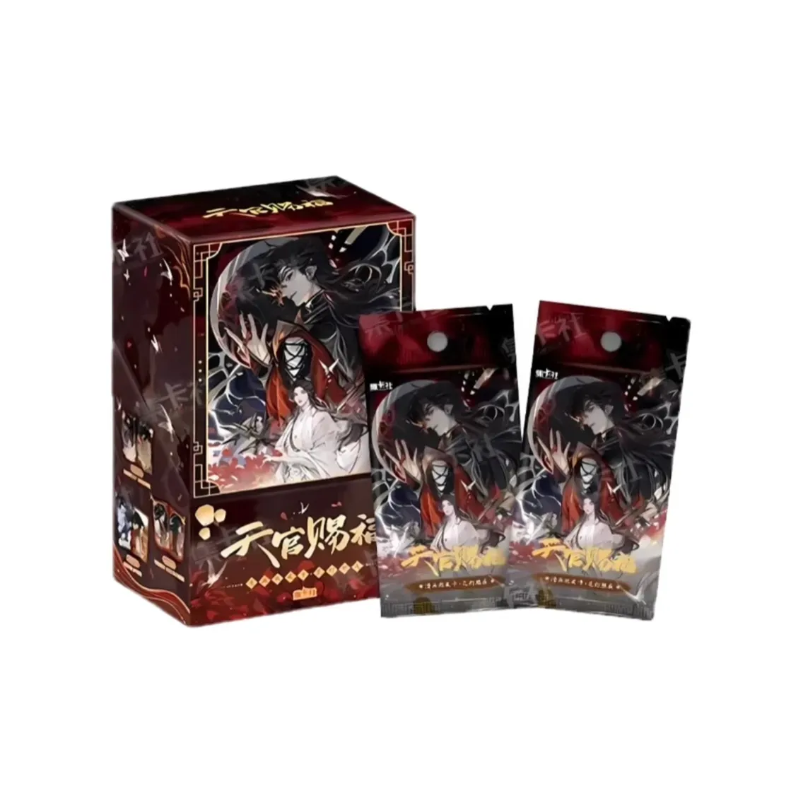 CARD.FUN Небесное благословение Осветленные фонари через ночь IP Аниме Карточки Одна коробка *16 Пачка