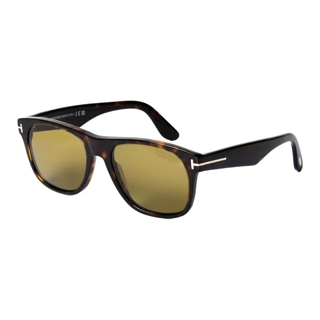 TF Пластиковая оправа Нерегулярная форма Солнцезащитные очки Унисекс Черепаховый