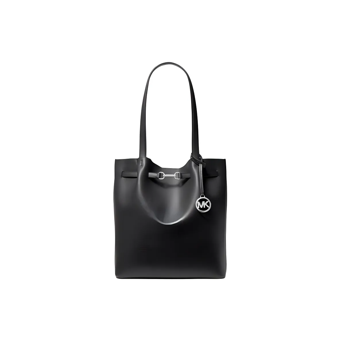 MICHAEL KORS Cow Leather Tote Bag, Shopping Bag, Shoulder Bag Tubas Women's Black