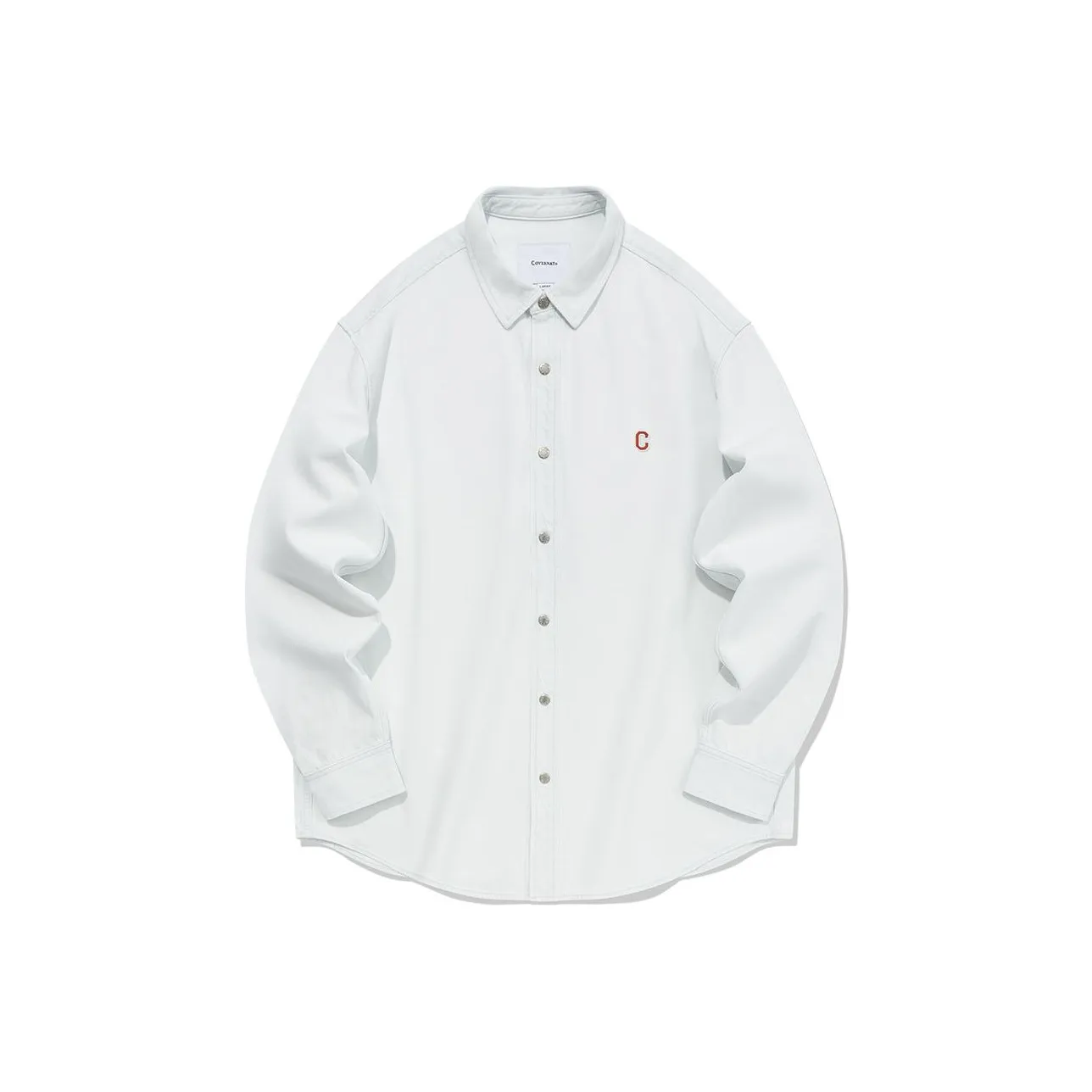 COVERNAT Белая унисекс рубашка