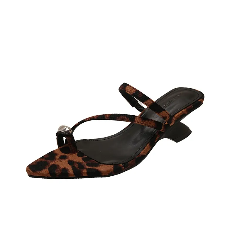 Zomila Слипоны Женские с принтом леопарда