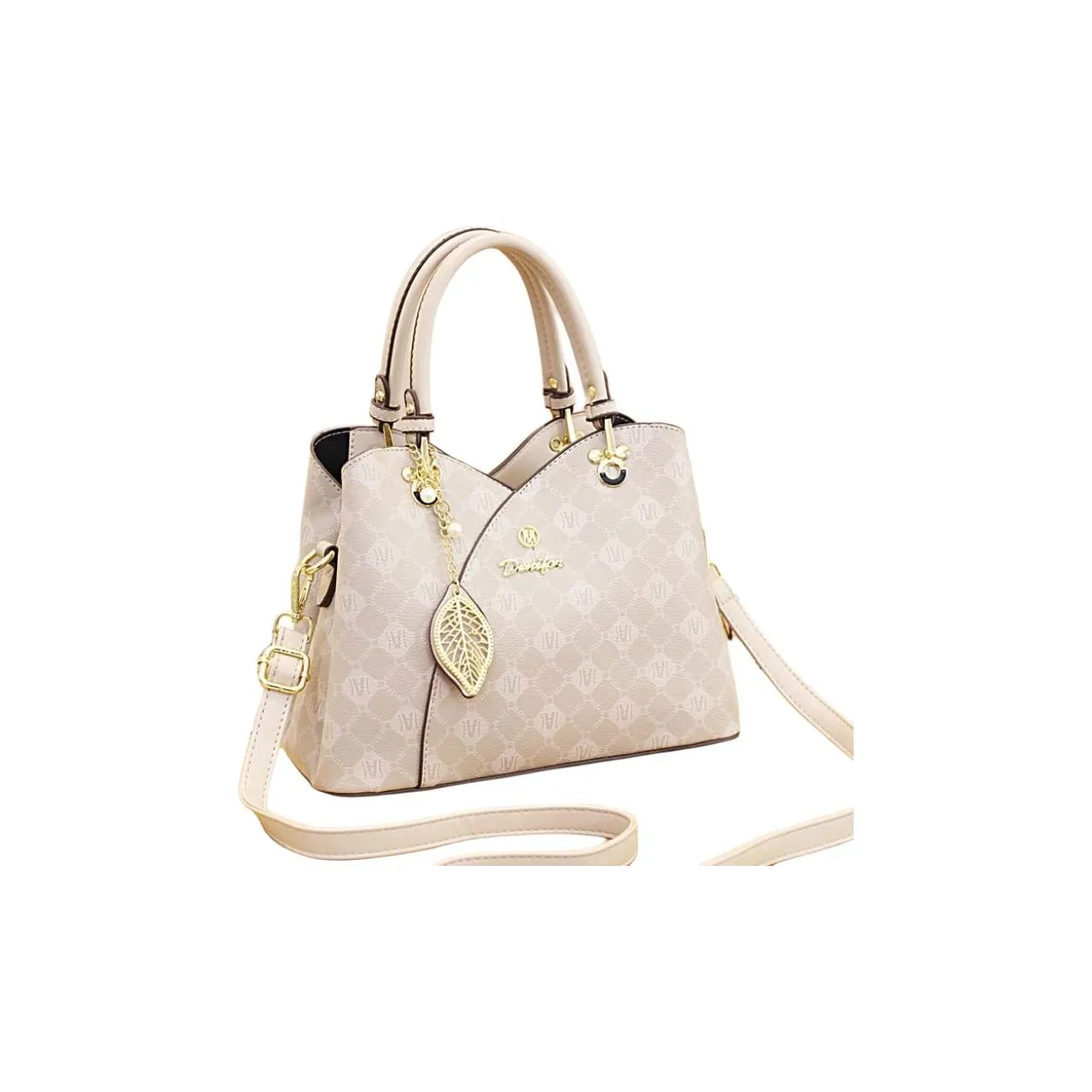 Boniu ПУ (полиуретан) Сумка Женская Молочно-чайный