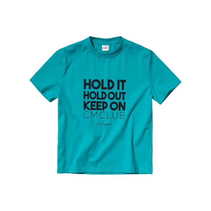 COUNTRY MOMENT Изумрудно-синяя рубашка унисекс T