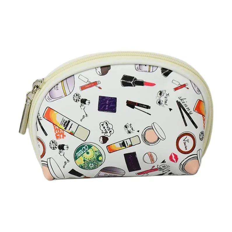 WW 5236 Модный тренд Цифровой Принт Клатч Милый Водонепроницаемый Косметика Хранение Портативный ПУ (полиуретан) Косметичка для макияжа