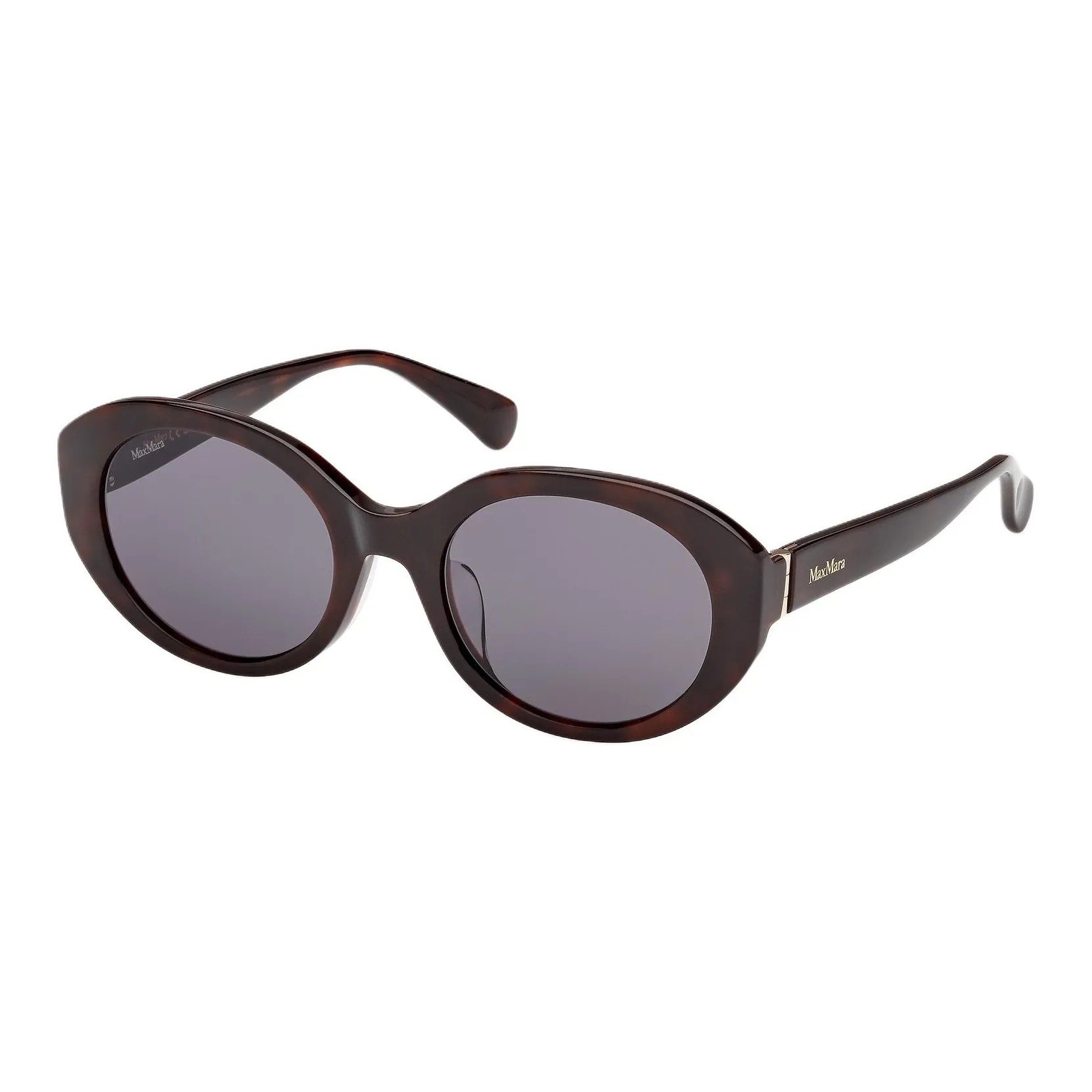 MaxMara Пластиковая оправа OVAL SUNGLASSES Унисекс Черепаховый