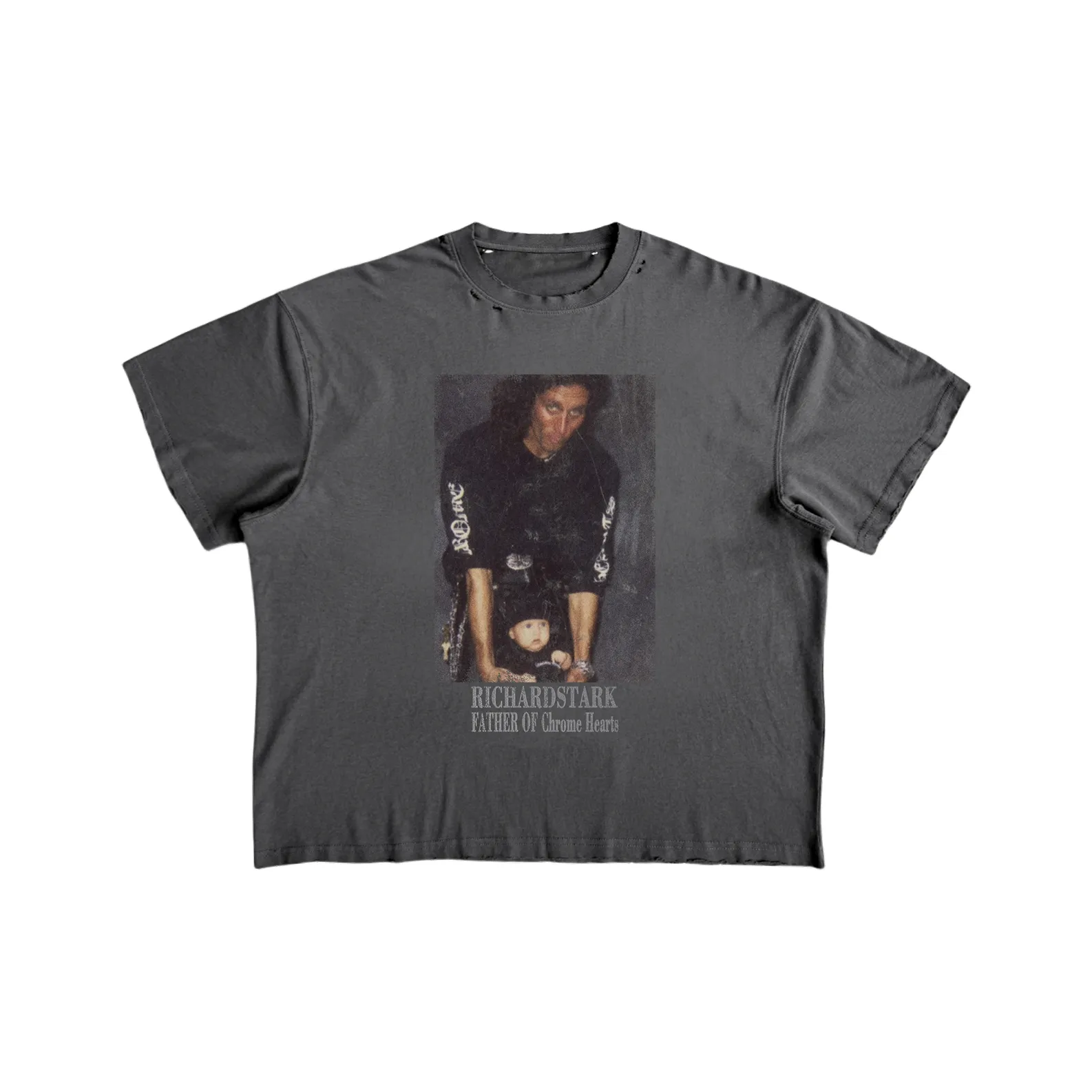 WANNA LAB Мытый серый Унисекс Футболка