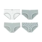 블루+블루 스트라이프 패턴+화이트 작은 꽃+블루 작은 꽃 23014BM