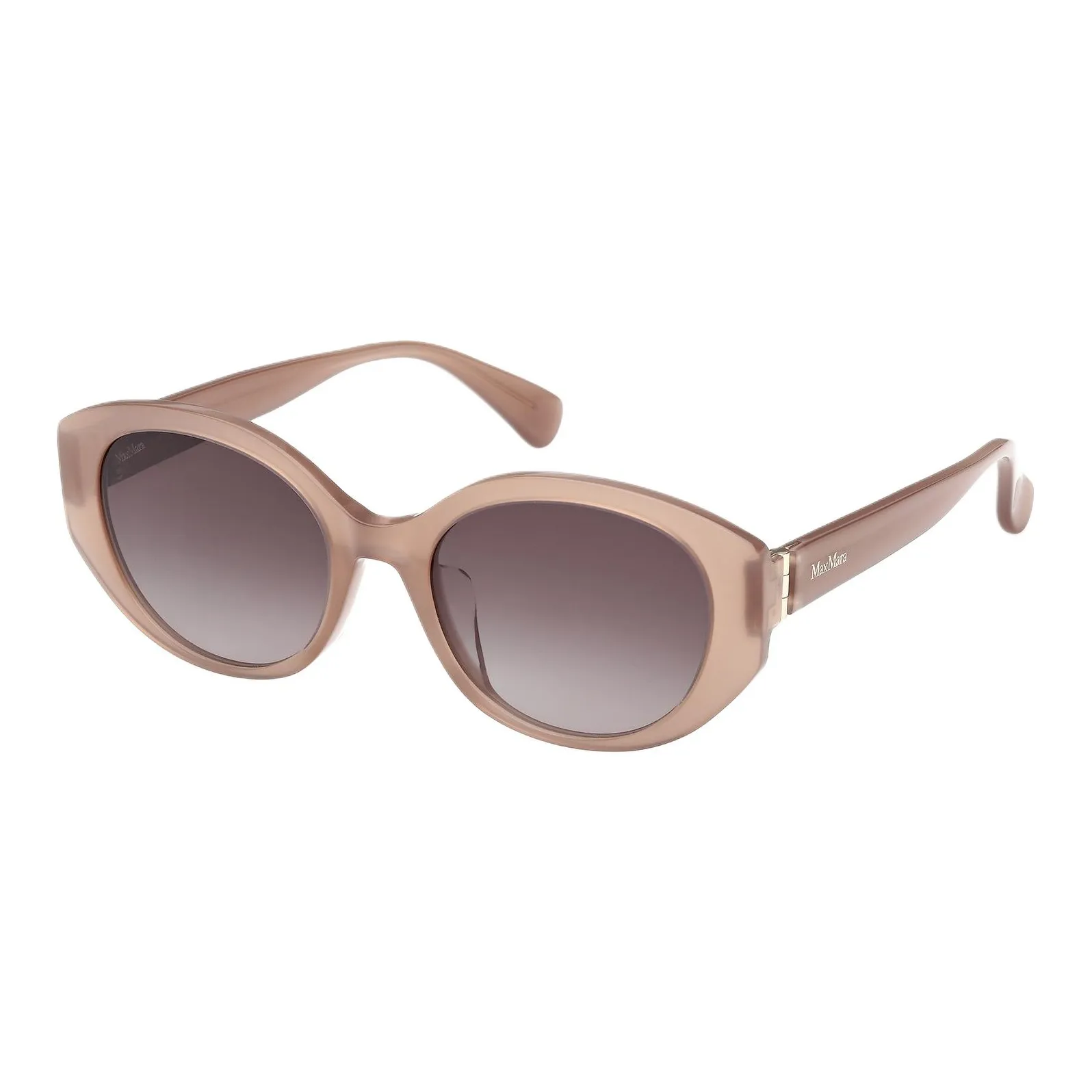 MaxMara Пластиковая оправа OVAL SUNGLASSES Унисекс Розовый