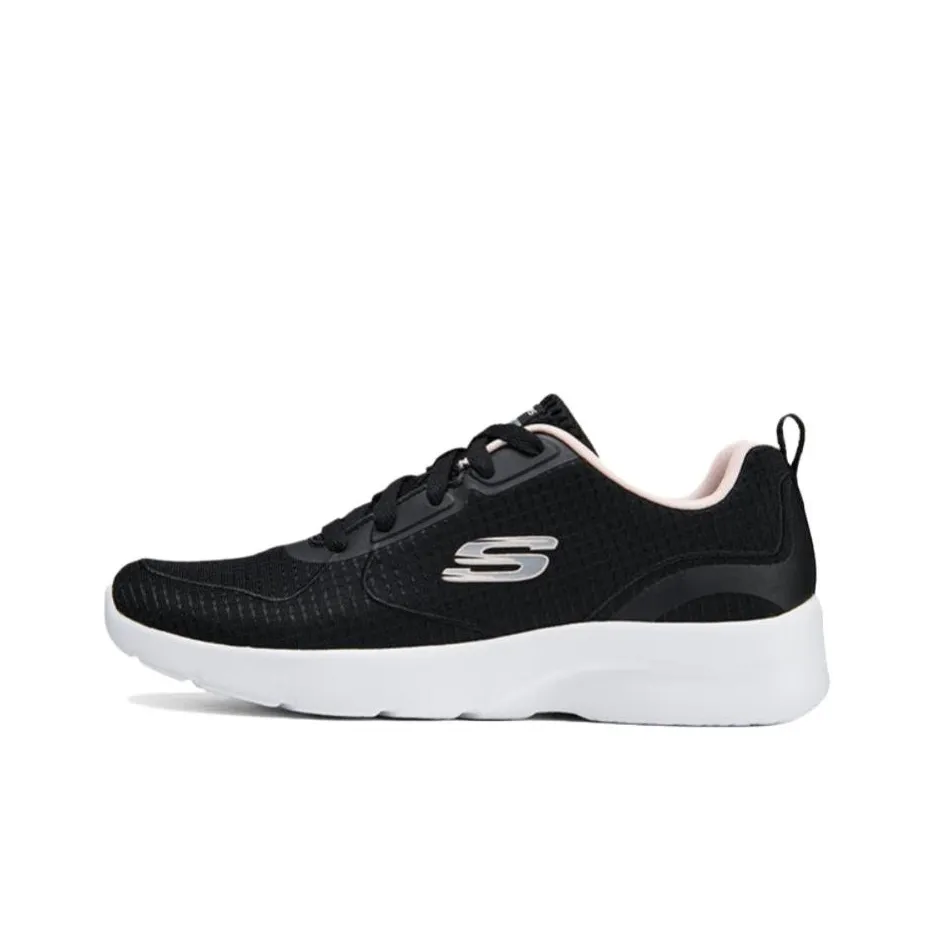 Skechers Sport WOMENS Низкий Топ Беговые кроссовки Женские Черный Белый