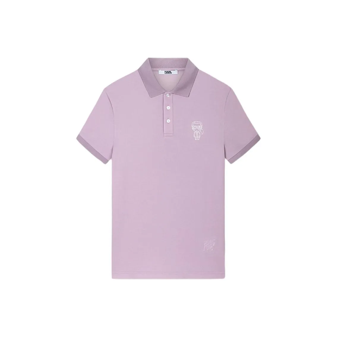 Поло Мужское KARL LAGERFELD Светло-Розовое