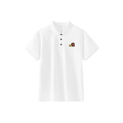LINE FRIENDS Бурый медведь Унисекс Поло