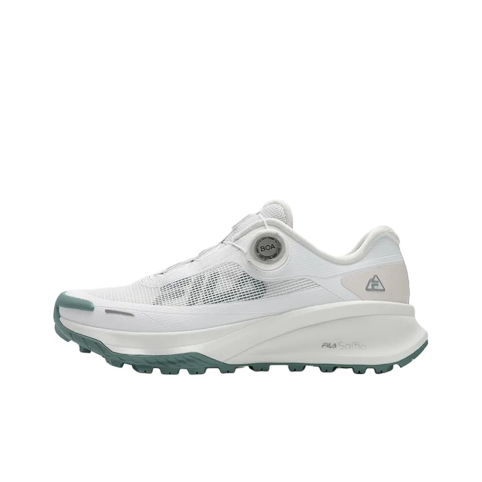 FILA BOA Abrasion Resistant Low Top Trail Running Shoes Women's White