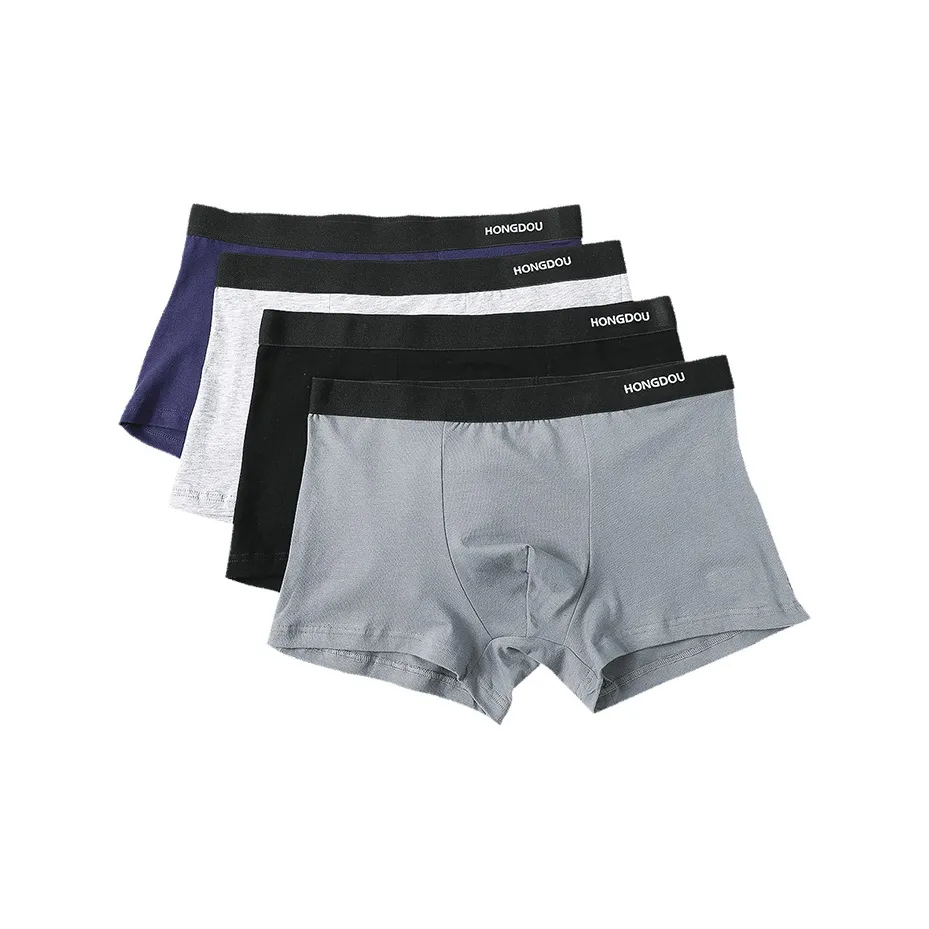 Red Bean Underpants Men's 4 Pack