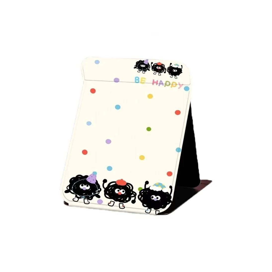 JOYTOUR HD Минималистский стиль Мультяшный рисунок Стиль Instagram Шар OF Пряжа Портативный ПУ (полиуретан) Зеркало для макияжа Зеркальце