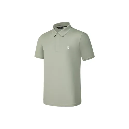 FILA Golf Series Algae Серо-зеленый KK Мужское Поло
