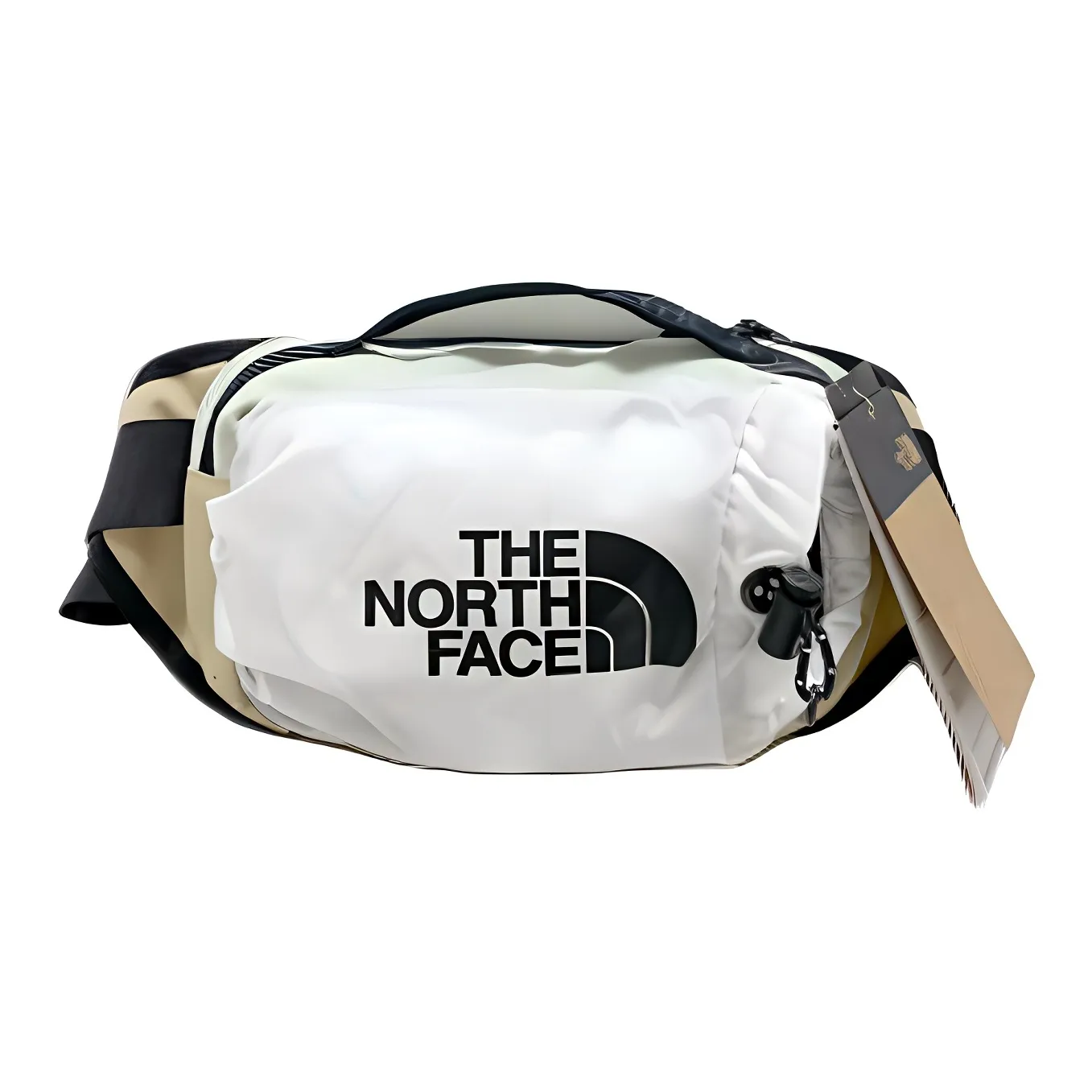 THE NORTH FACE 5.1L Outdoor Bags Nylon Gardenia White & Khaki Unisex