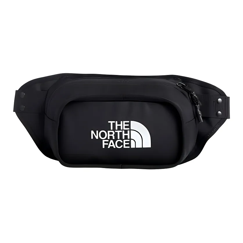 The North Face 4L Слинг-сумка Поясная сумка для активного отдыха Сумка из ПВХ Черная Унисекс