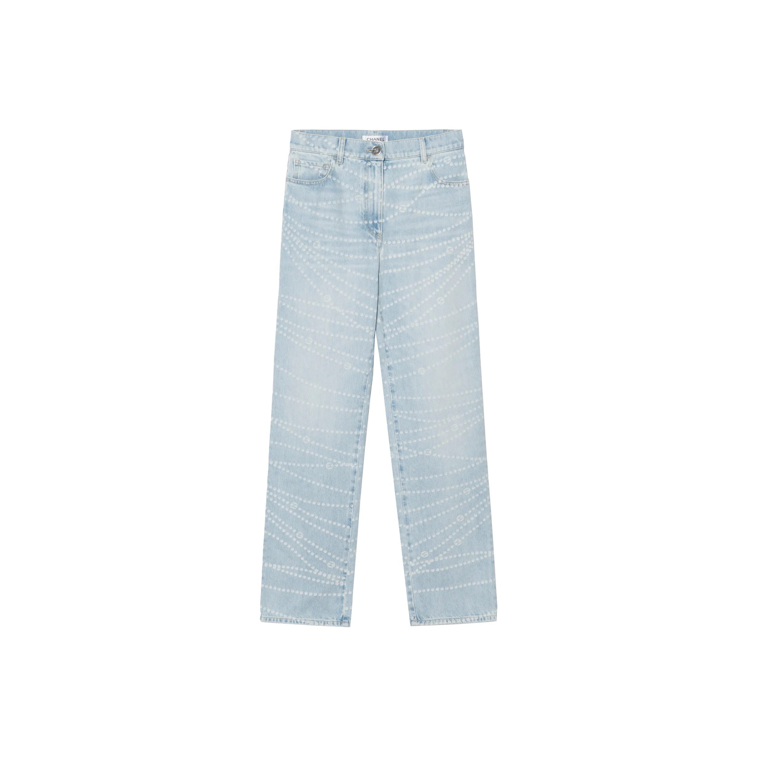 CHANEL 25P Spring Summer Preview Collection Jeans Women's Blue
