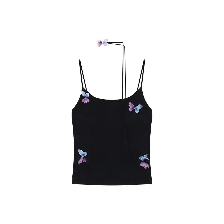 UYH Лето Спина Верхняя одежда Сглаживающий Майка Укороченный Внутренний Топ Женские