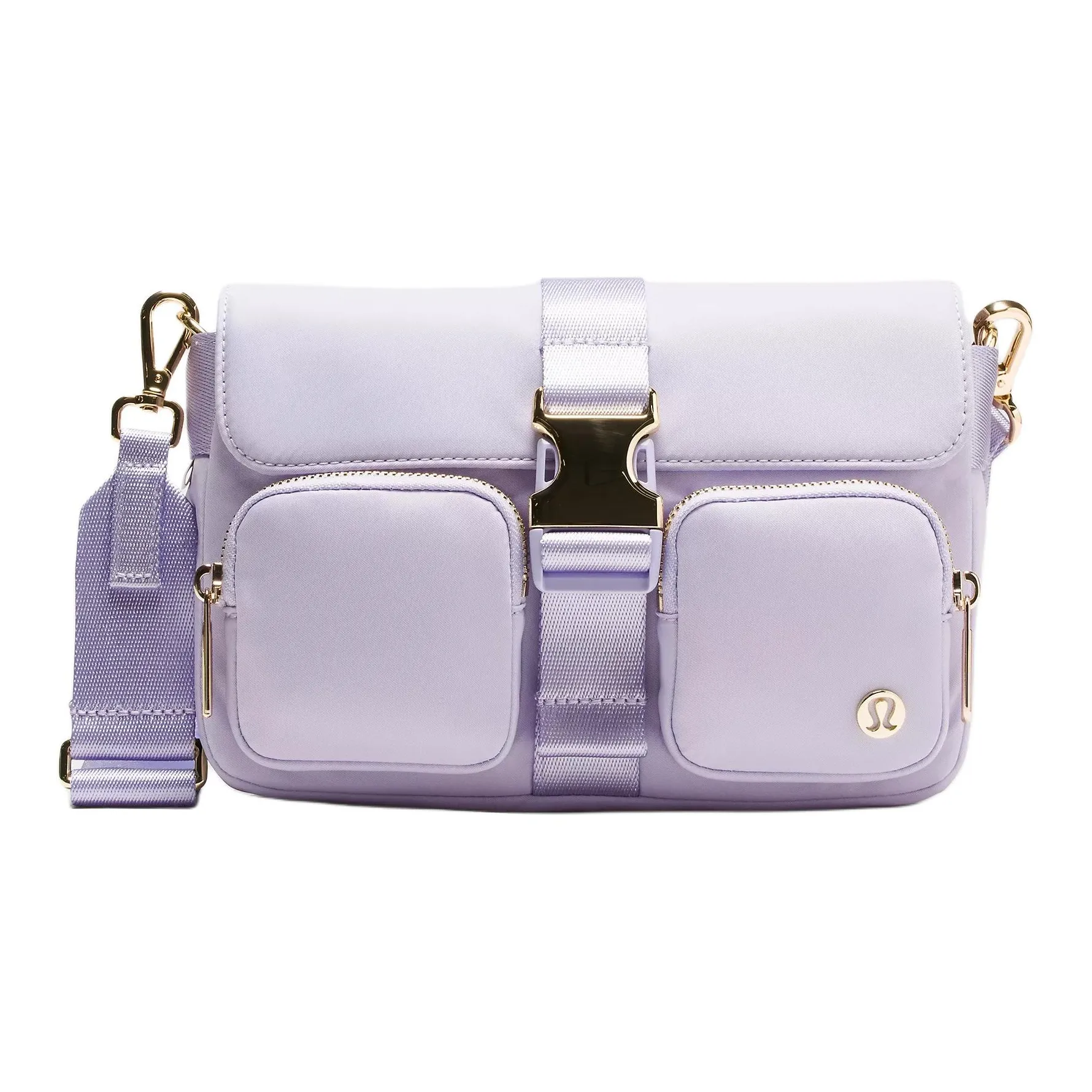 lululemon Нейлоновая сумка через плечо сумка на плечо женская фиолетовая
