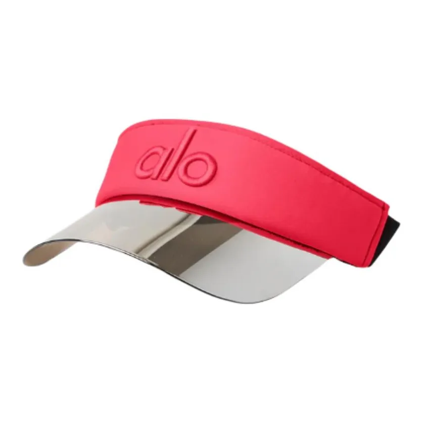 Alo Yoga Полиэстер UV-защита Головные уборы Унисекс Красный