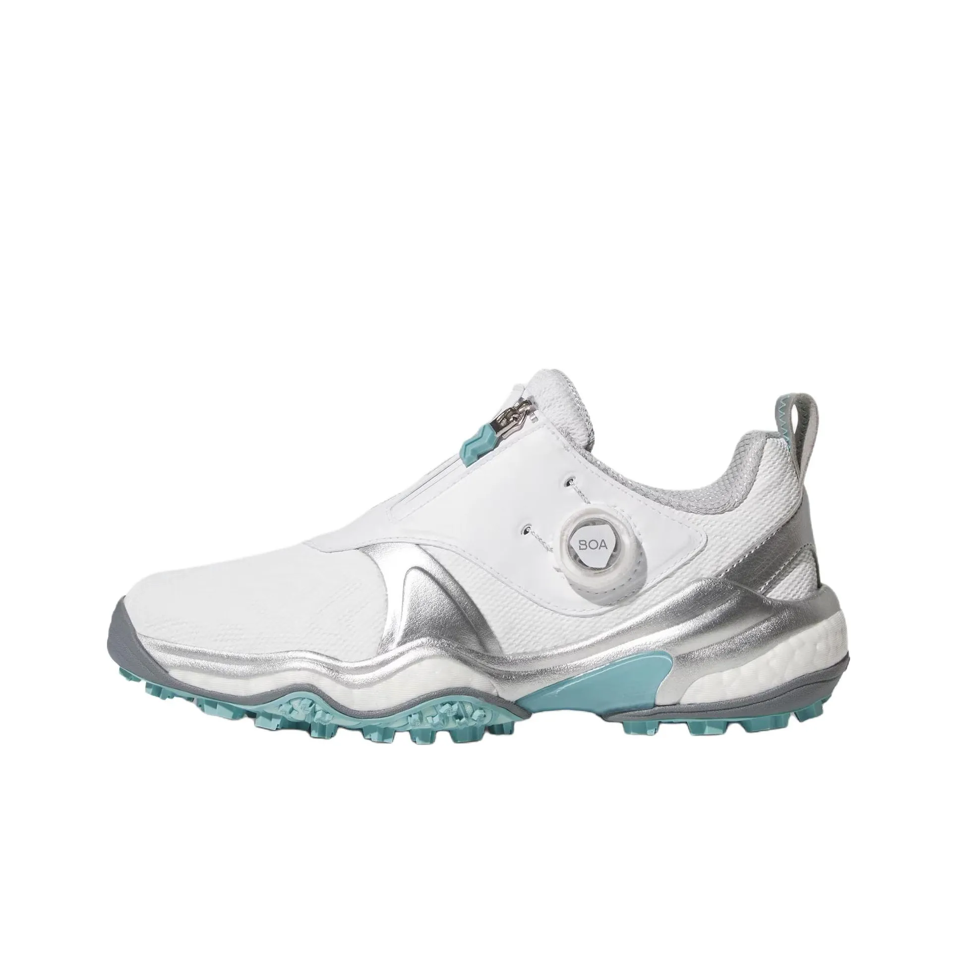 Adidas CodeChaos Boa 25 Устойчивая к истиранию Низкая Обувь для гольфа Женская Белая