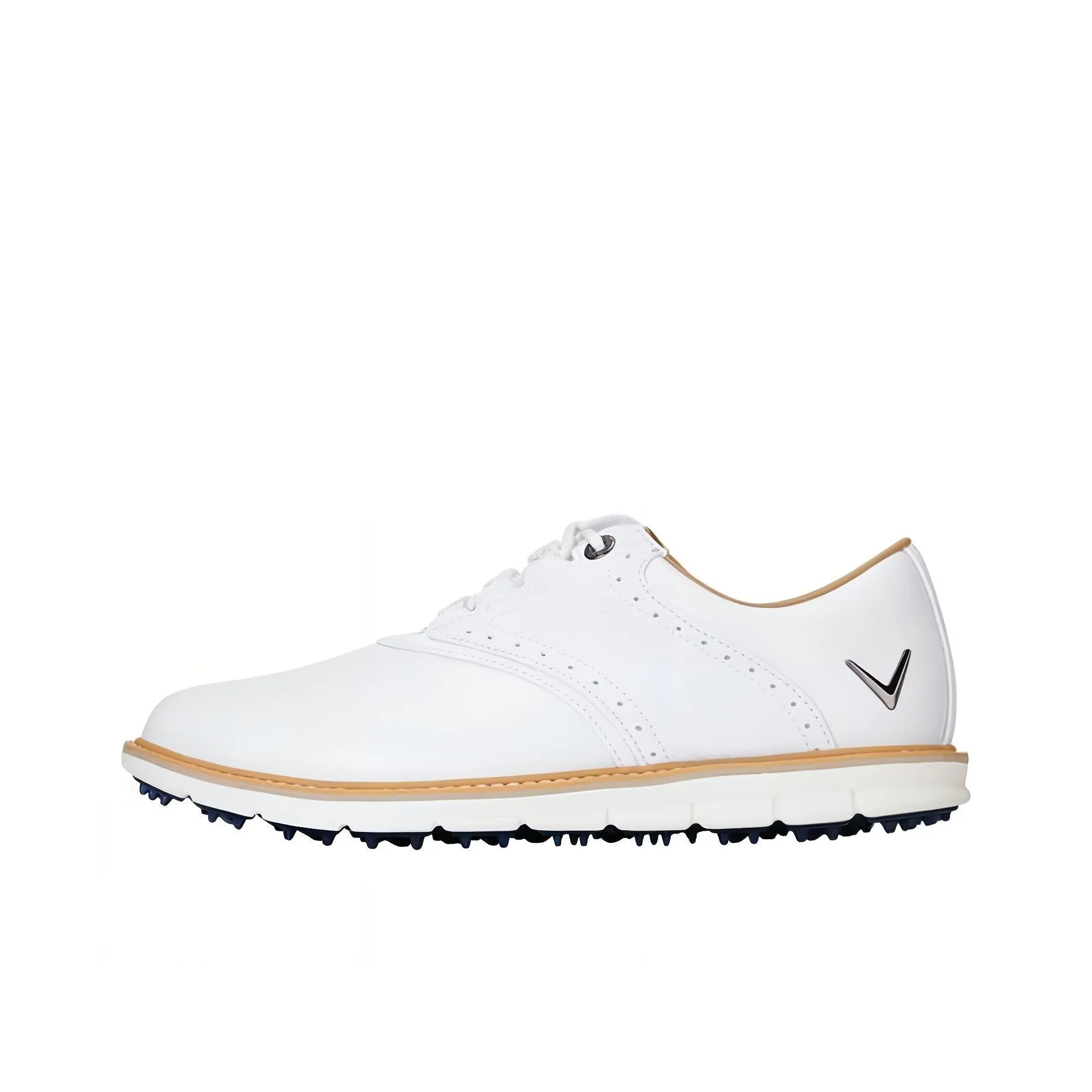 Callaway Shock Absorbers Slip-Resistant Low Top Golf Shoes Men's White Кроссовки для гольфа Callaway Shock Absorbers с низким верхом противоскользящие мужские белые