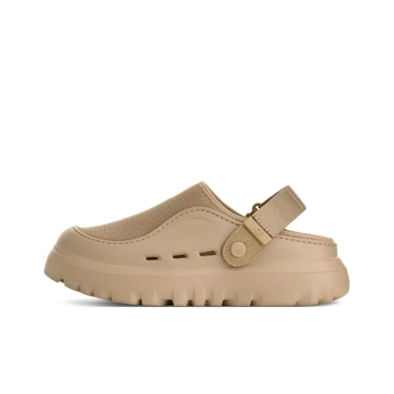 UGG Устойчивые к истиранию Домашние тапочки Унисекс Темно-песочный