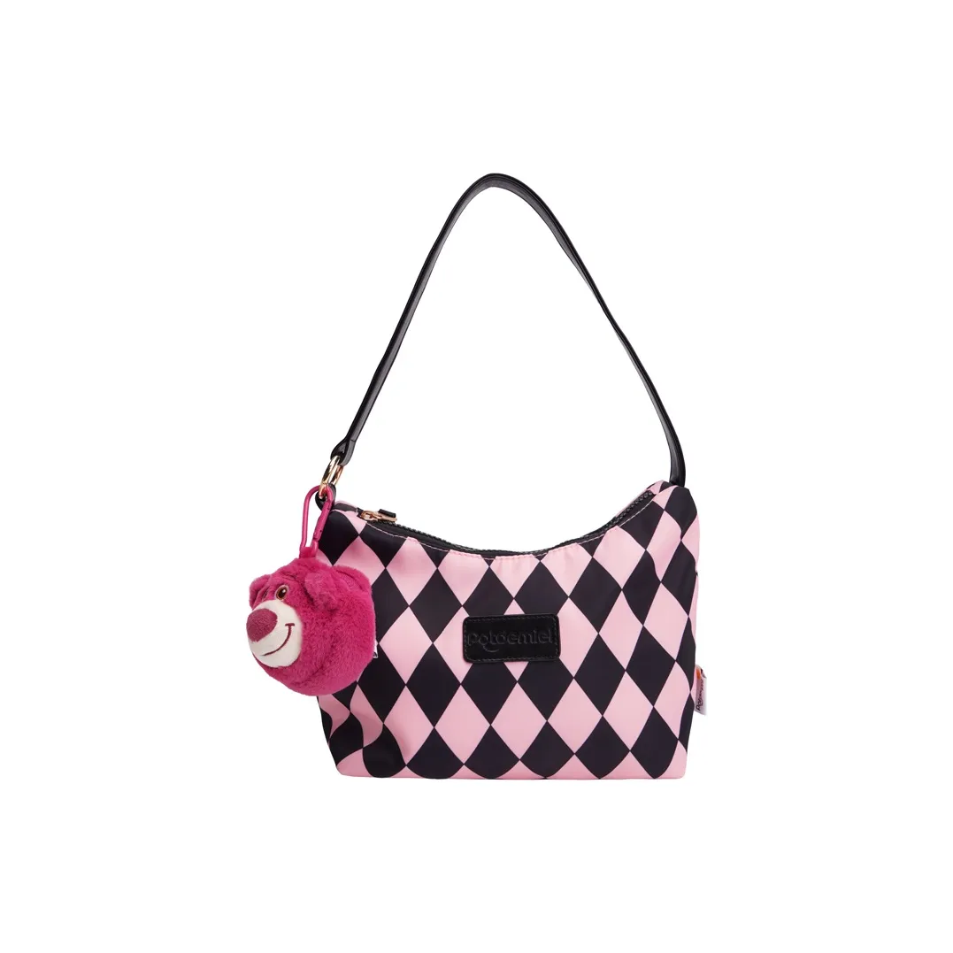 POTDEMIEL Полиэстер Плечевая сумка Стандартная Женская Черная