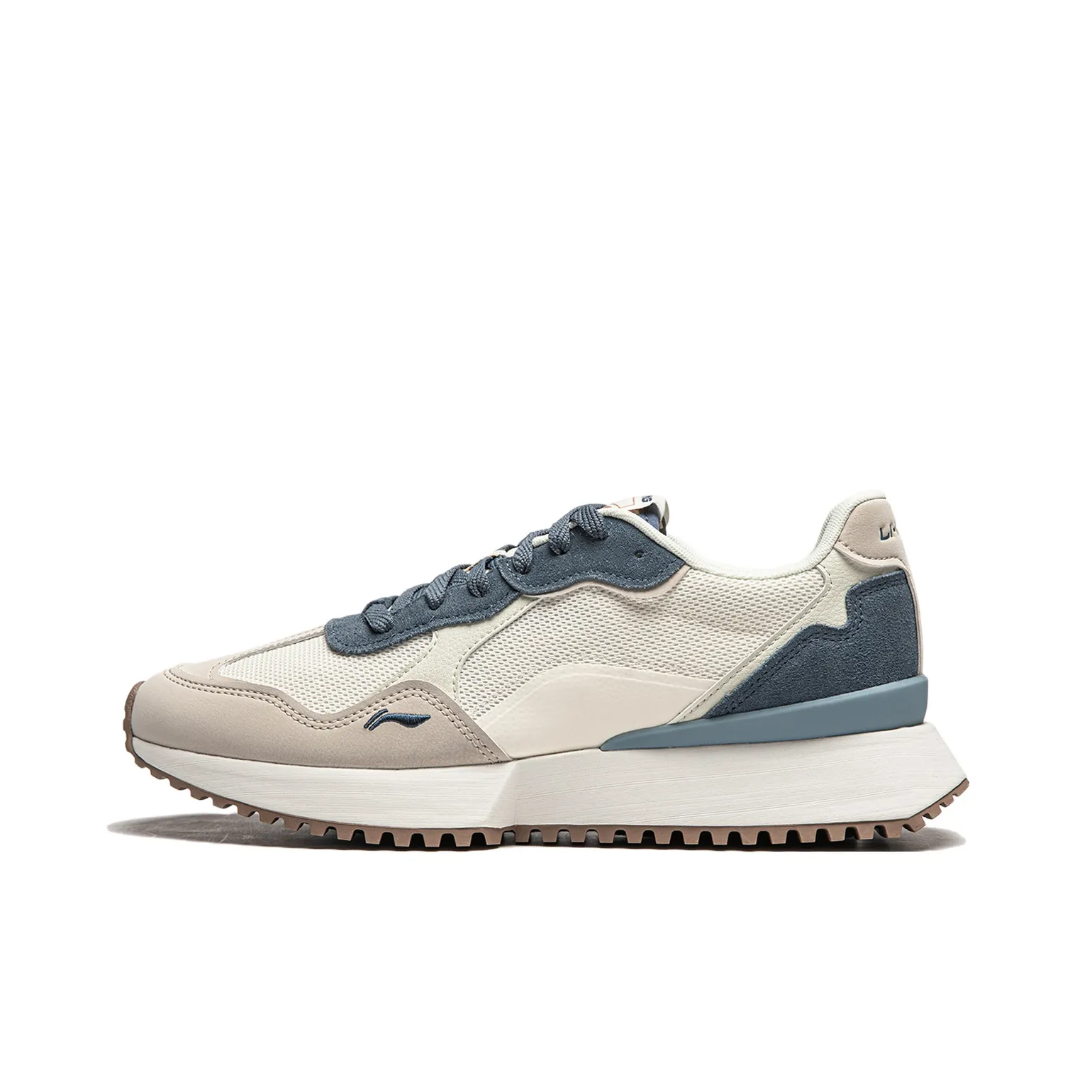 LINING Повседневный Низкий Топ Белый, Серый, Синий Мужской