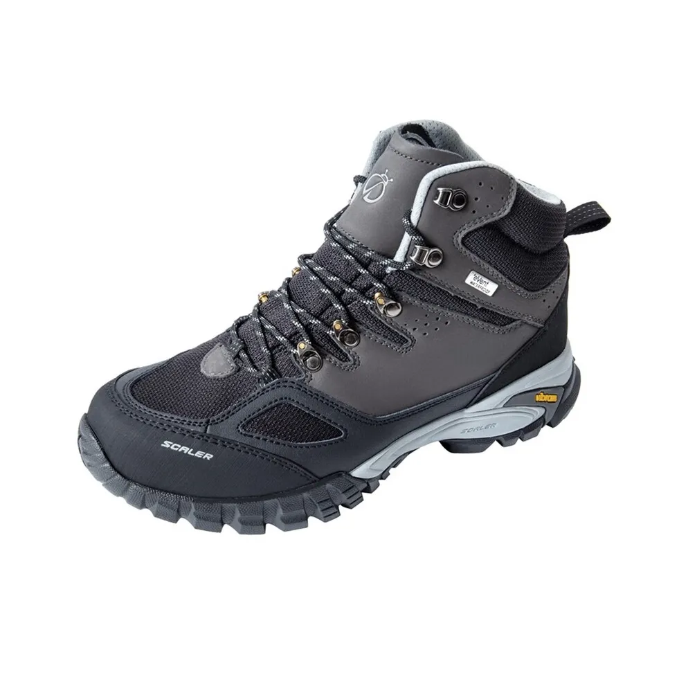 SCALER Уличная обувь Высокий верх Темно-серый противоскользящая с вибрационной подошвой мужская