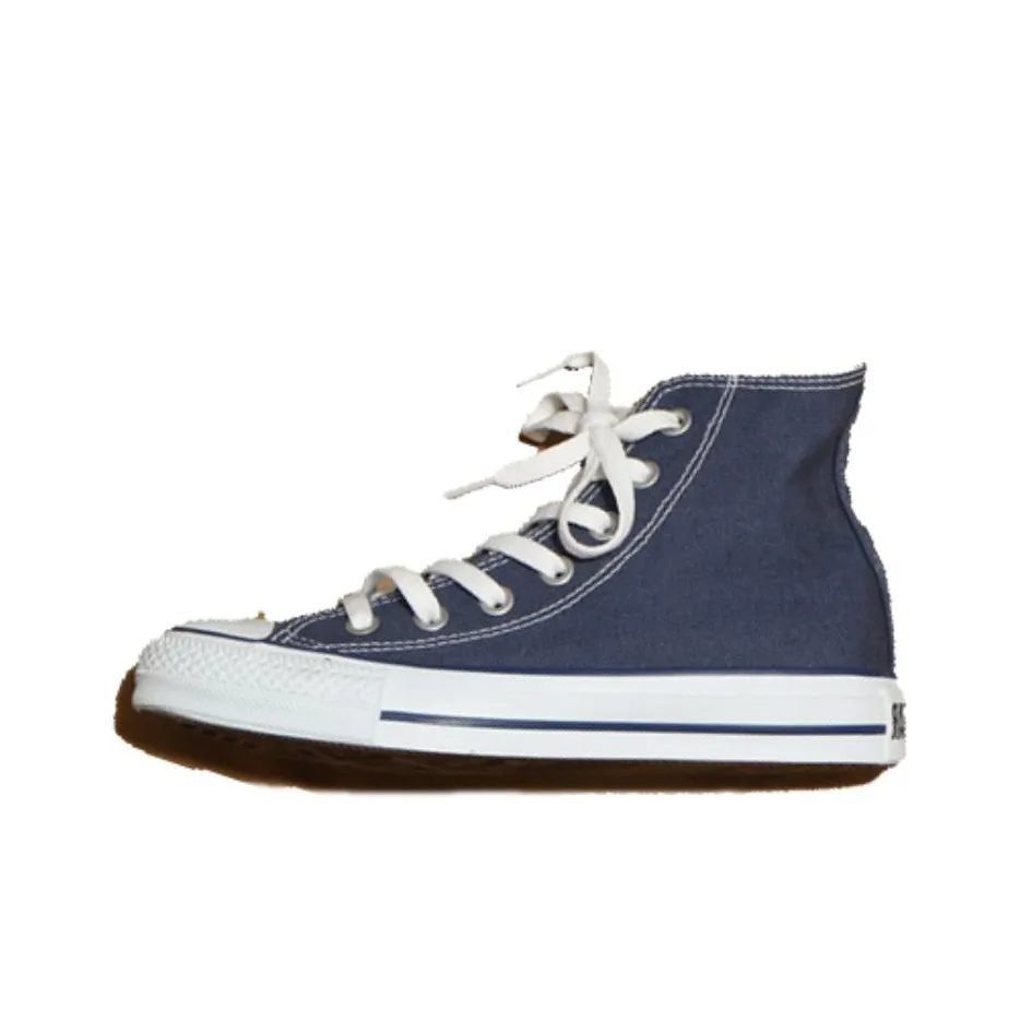 Конверс All Star Износостойкие Высокие Кеды Мужские Синие
