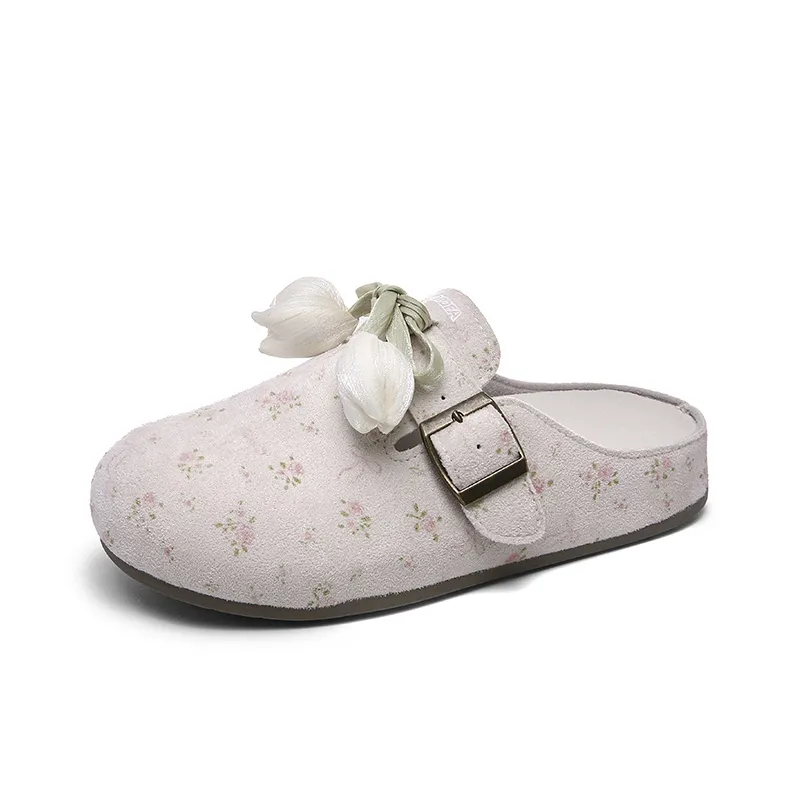 Lovely You Металл Тихий Устойчивый к истиранию Домашние тапочки Женские Маленький Цветочный