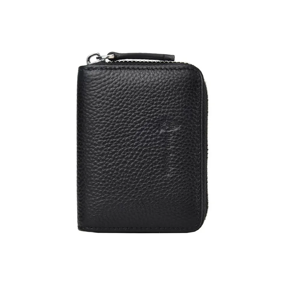 Hush Puppies Коровья кожа Держатель для карт Стандартный Мужской Черный