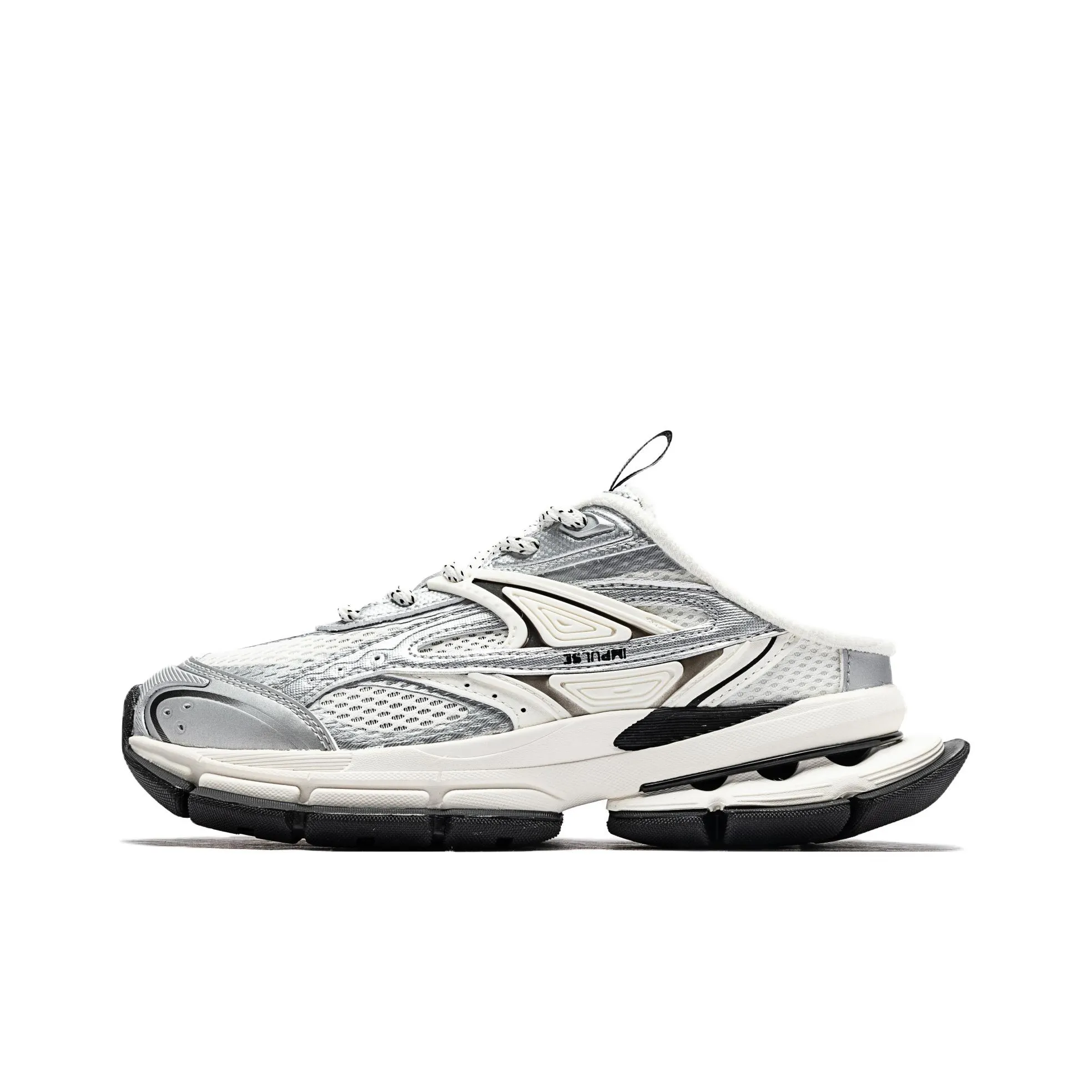 ANTA SNEAKERVERSE Устойчивый к истиранию Сопротивляющийся запахам Домашние тапочки Женские Белые Серебряный