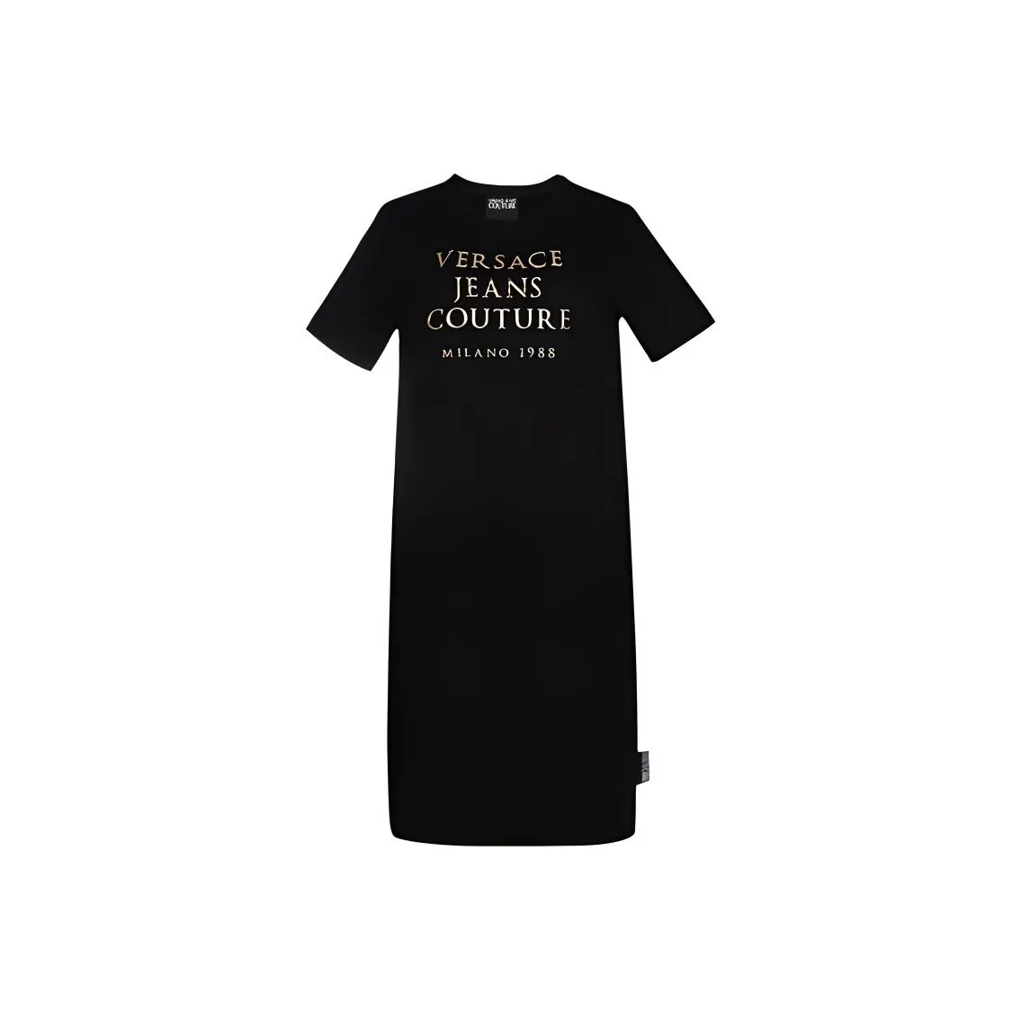 VERSACE Short Sleeved Dresses Women's Black