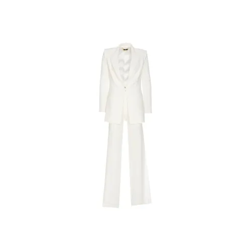 Elisabetta Franchi Белый Женские Офисные Костюмы