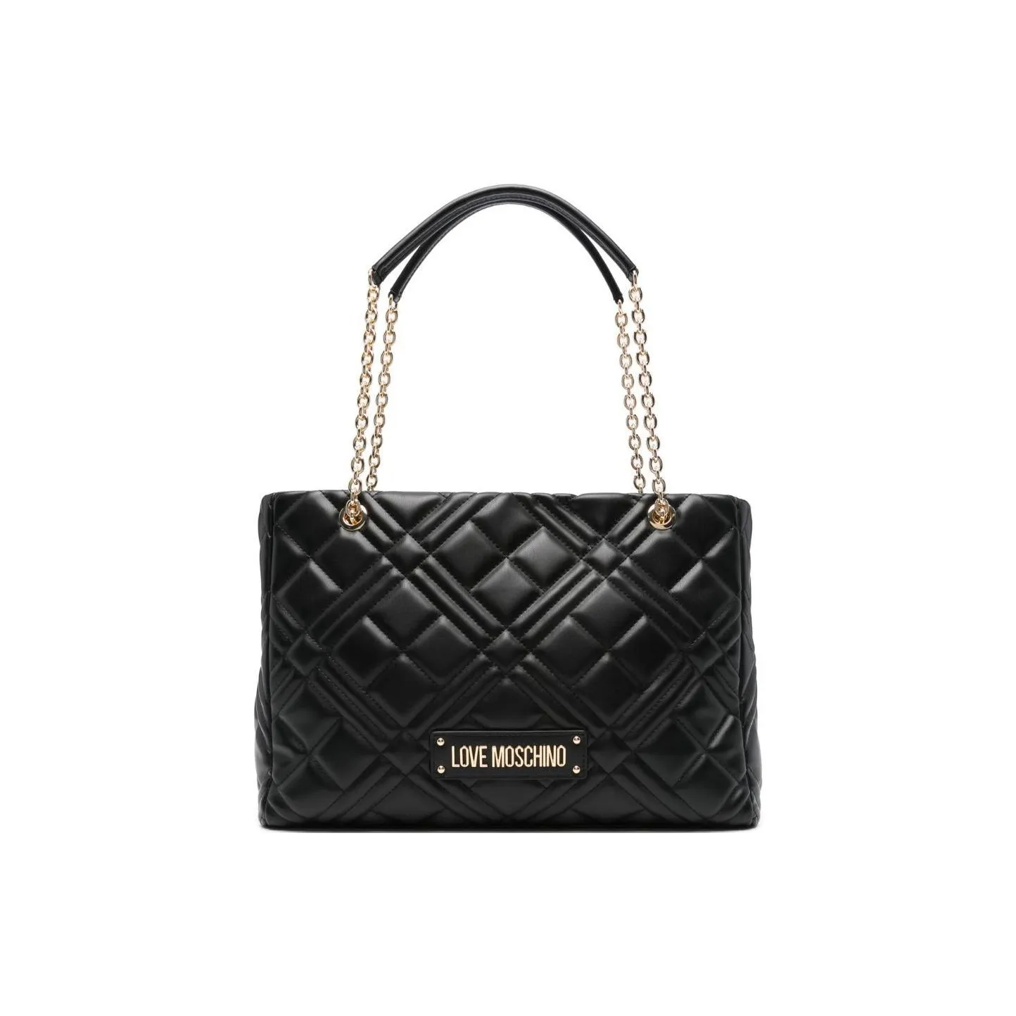 LOVE MOSCHINO Quilted Leather Shoulder Bag