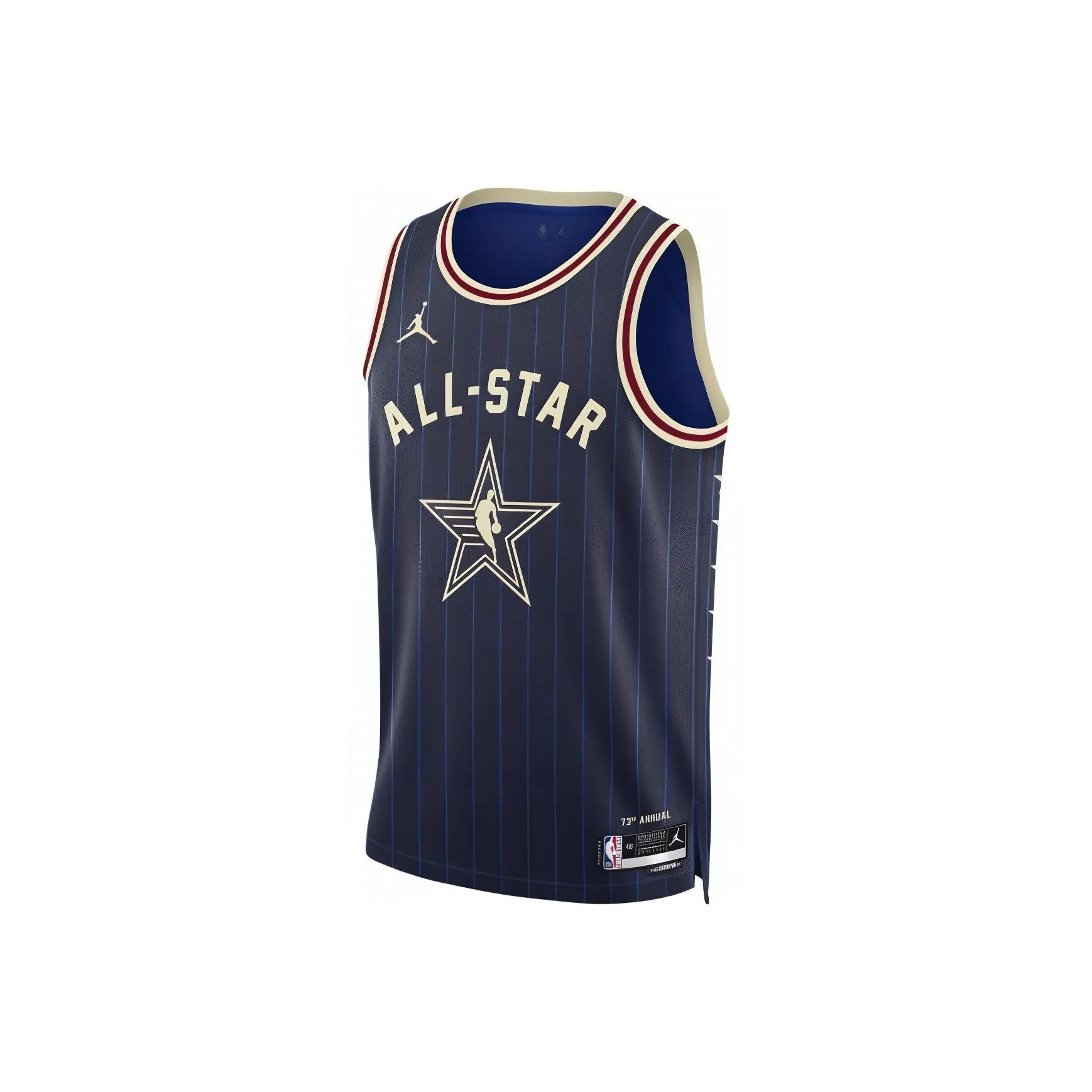 Jordan 2024 All Star Dri FIT NBA Swingman Джерси Баскетбол Джерси Мужской Темно-синий