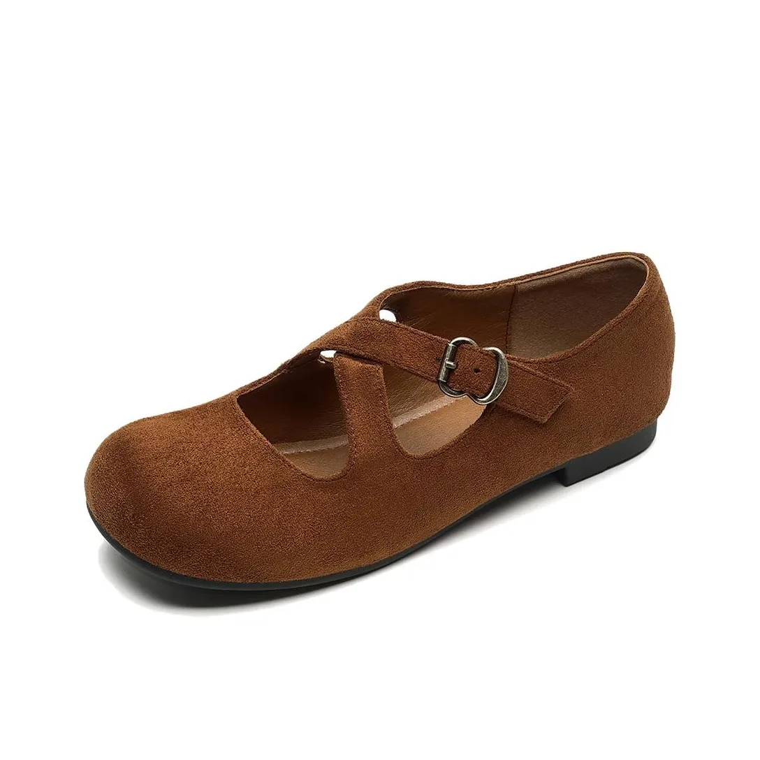 WEISHIBANGWEI Mary Jane обувь Женская Коричневая
