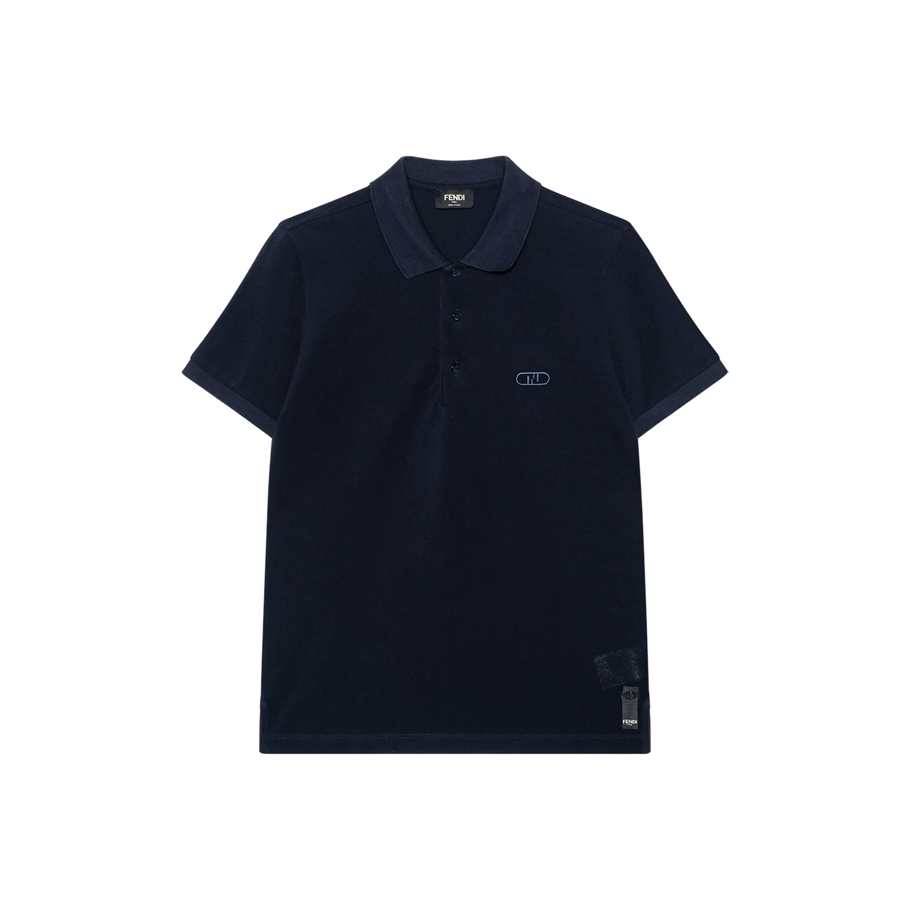 FENDI SS23 Поло Мужское Синее