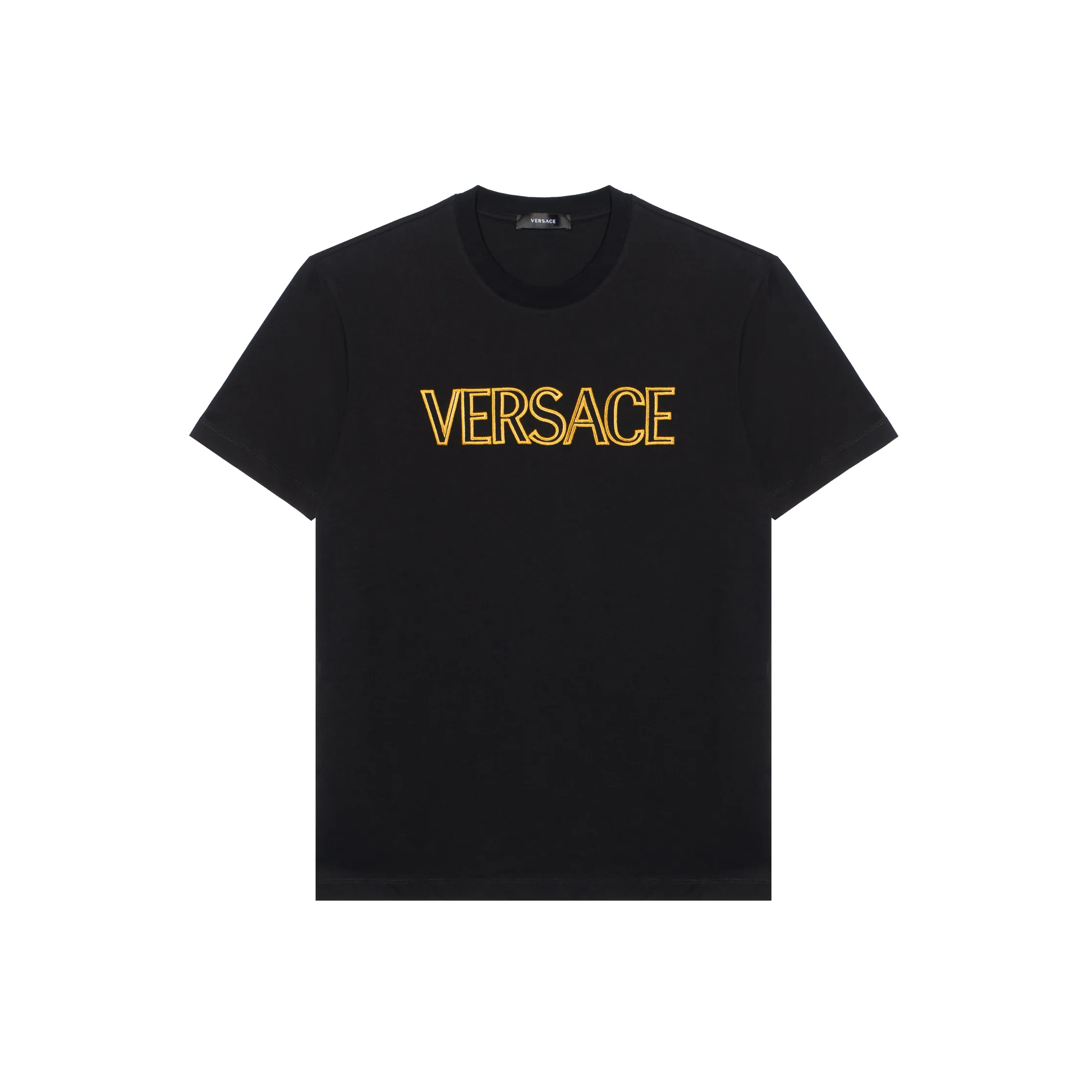 VERSACE Мужские черные T-рубашки